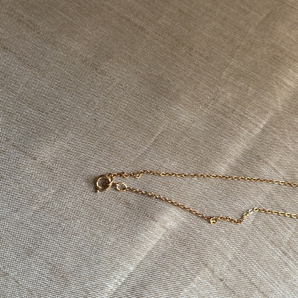 1/20 12k GF necklace black stone - Picture 4 of 4